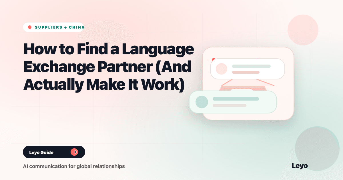 How to Find a Language Exchange Partner (And Actually Make It Work)